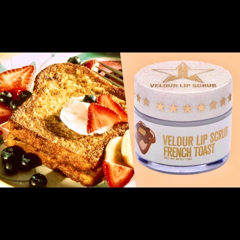 Jeffree Star | ‘French Toast’ Velour Lip Scrub | NiB LE tasty lip therapy